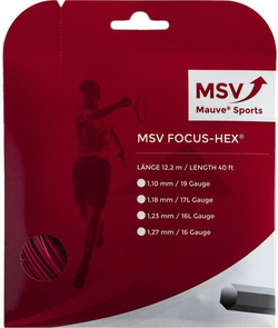 Теннисные струны MSV Focus Hex (200 m) - красный