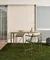 Барный стол Salguer 140x70х96 см, массив акации, коричневая сталь