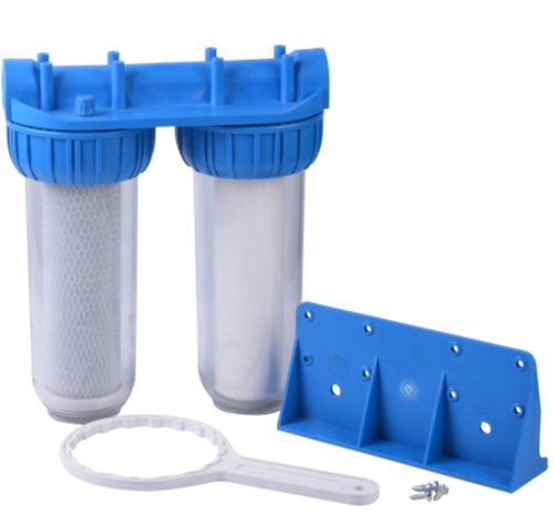 Колба фильтра NatureWater SLD 1", ДВОЙНАЯ SL10 (прозрач, NW-BR10B3)