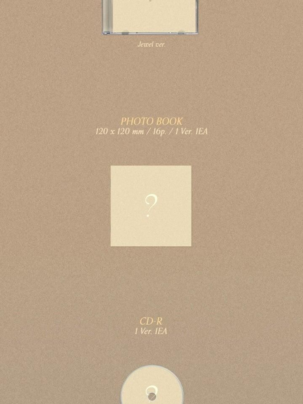 Альбом KIHYUN - VOYAGER 1st Single Album JEWEL CASE Version