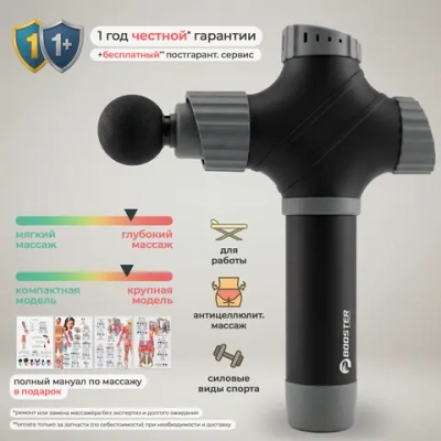 Перкуссионный массажер Booster A2