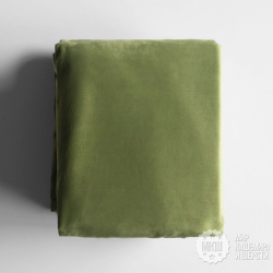 Готовые шторы и покрывало в комплекте БАРХАТТ (арт. BL10-765-05) - светло-зеленый