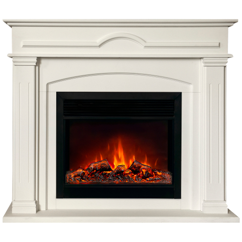 Каминокомплект Real Flame Mirra 26 WT с очагом Moonblaze Deluxe Black