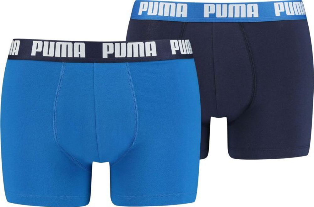 Мужские спортивные боксеры Puma Basic Boxer 2P - true blue