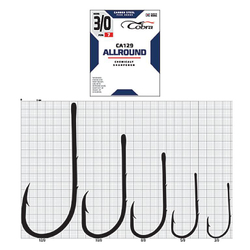 Крючки Cobra ALLROUND CA129  №3/0, 7 шт.