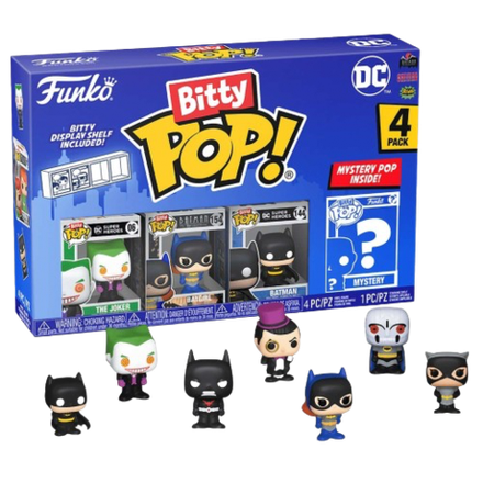 Фигурка Funko Bitty POP! DC Comics S2 Joker+Batgirl+Batman+Mystery