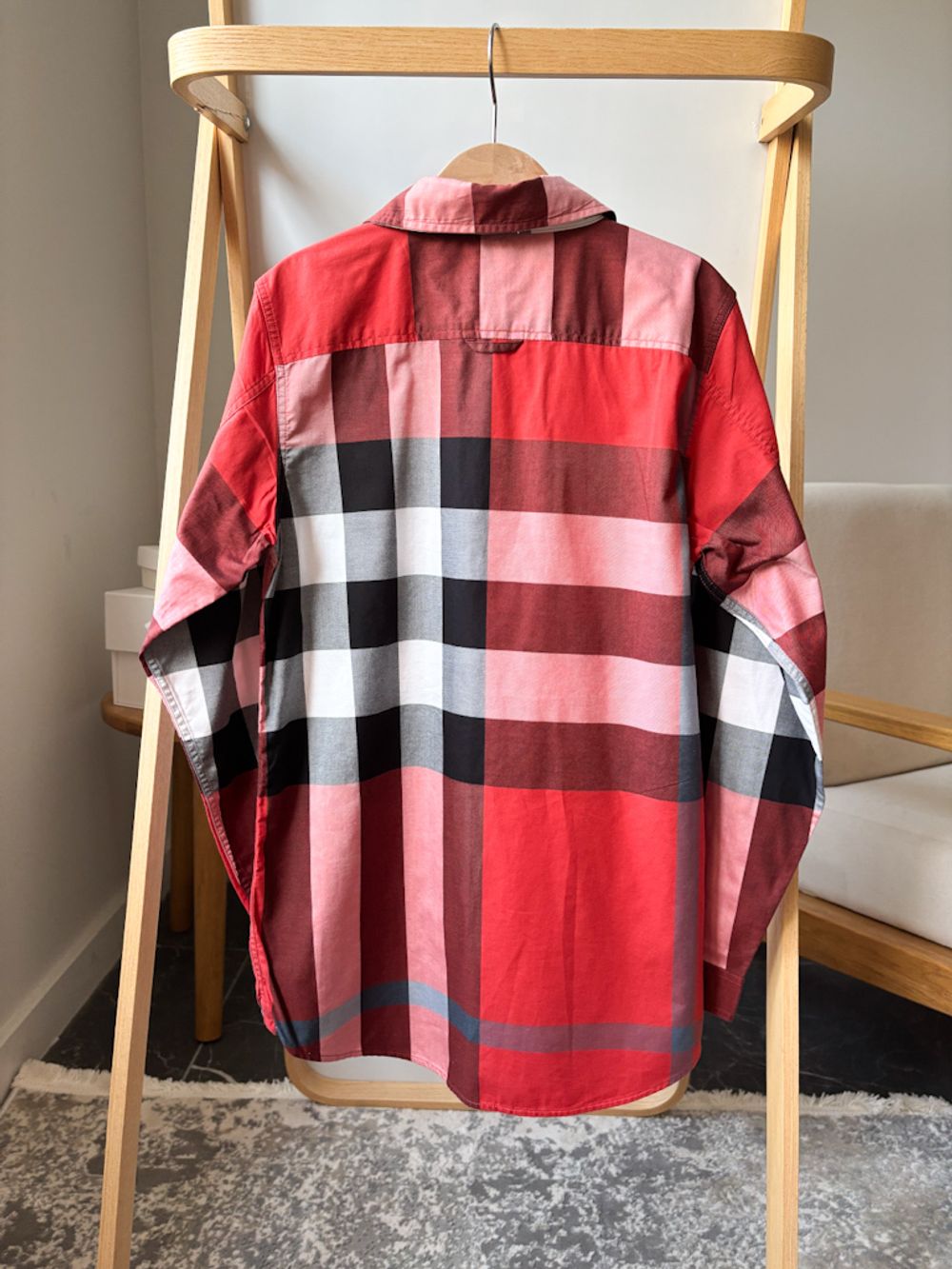 Хлопковая рубашка Burberry, 152
