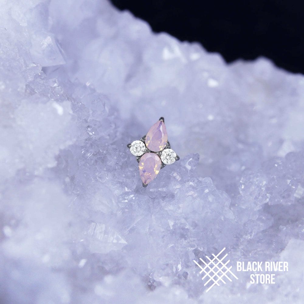Beam Mini Rose Quartz &amp; Crystal