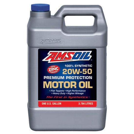 AMSOIL Premium Protection 20W-50 Synthetic Motor Oil 3,785 Литра