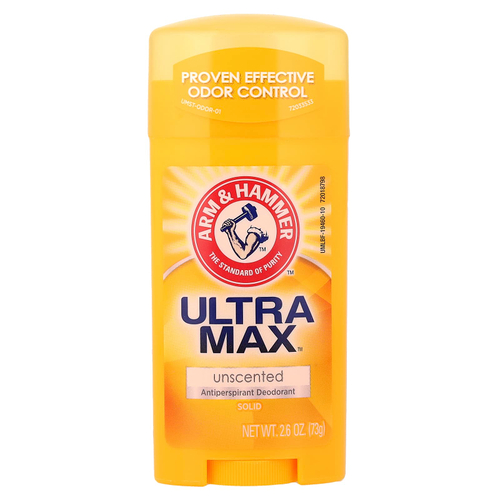 Arm & Hammer, UltraMax™, твёрдый дезодорант-антиперспирант, без запаха, 73 г (2,6 унции)