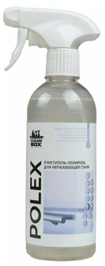 ОЧИСТИТЕЛЬ-ПОЛИРОЛЬ Д/НЕРЖАВЕЮЩЕЙ СТАЛИ CLEANBOX POLEX ТРИГГЕР 0,5КГ/0,5Л