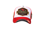 Кепка Maximus Mesh с сеткой,белый/красный (MCM)