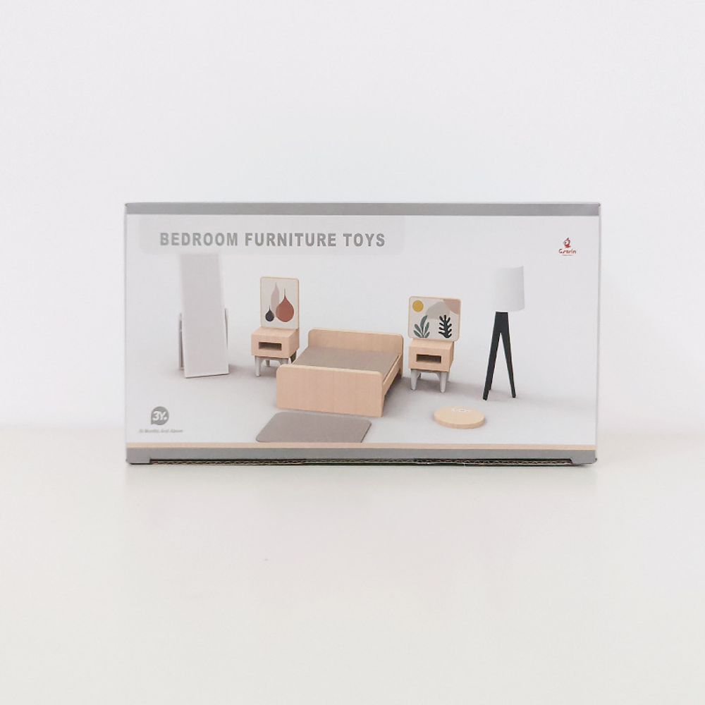 Набор игрушечной мебели деревянный "Bedroom" Набор игрушечной мебели деревянный "Bedroom"