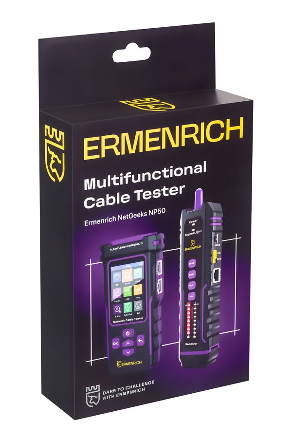 Многофункциональный кабельный тестер Ermenrich NetGeeks NP50