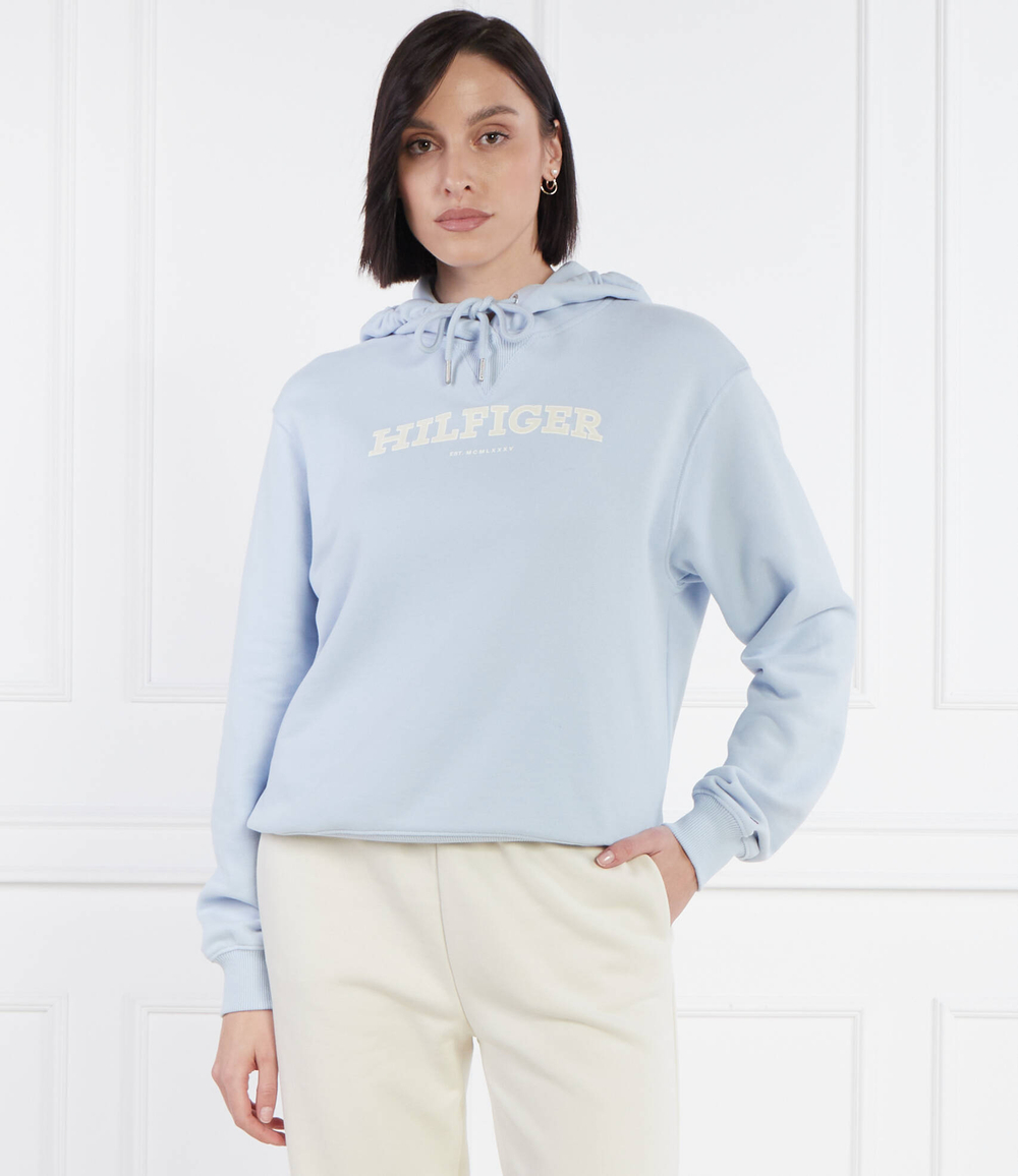 Худи REG MONOTYPE FLOCK Tommy Hilfiger - голубой(WW0WW41236)