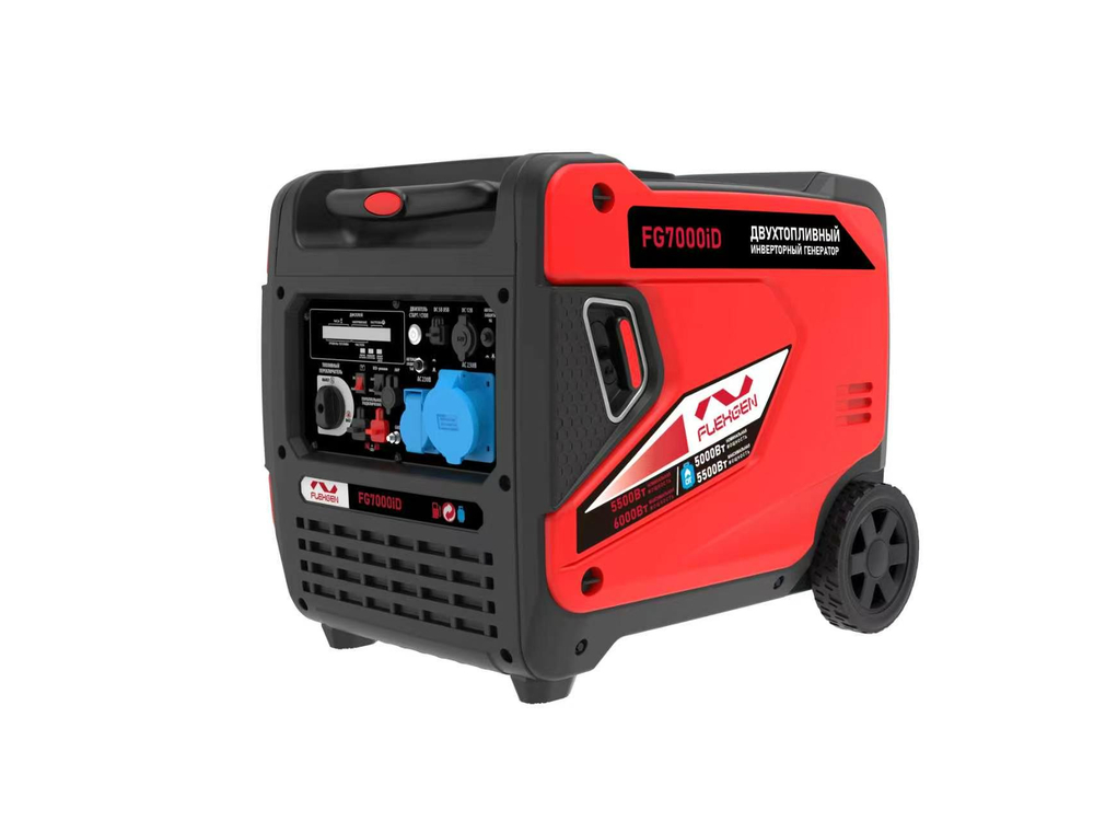 Генератор инверторный ГАЗ-БЕНЗИН FLEXGEN FG7000iD