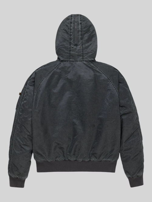 Куртка короткая Alpha N-2B BATTLEWASH PARKA (черная - black)