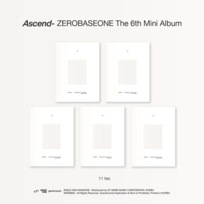 Альбом ZEROBASEONE - ASCEND- 6th Mini Album 11 5 Version SET