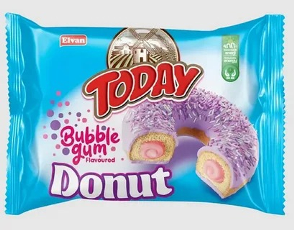 Donut Кексы со вкусом бабл-гам 40/50 гр (24)