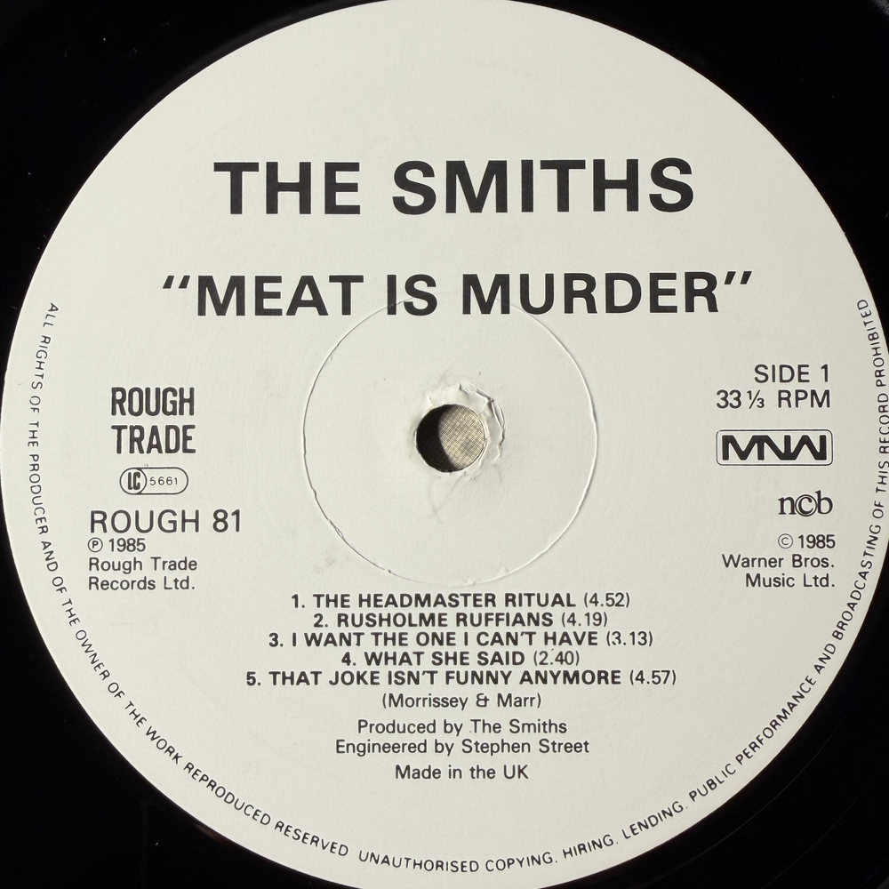 The Smiths - Meat Is Murder (Швеция 1985г.)