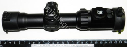 Оптический прицел LEAPERS Accushot 1-4,5х28 d-30мм. крон.Weaver, подсв. SCP3-145IEMDQ