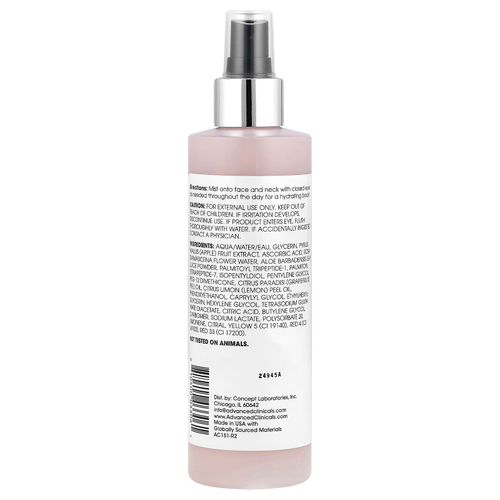 Advanced Clinicals, C-Glow Toner, тоник с витамином C и пептидами, 237 мл (8 жидк. унций)