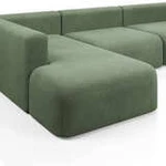 НОВЫЕ ЭМОЦИИ XL Диван модульный, темно-зеленый