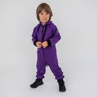 Комбинезон с капюшоном и накладным карманом "Аметист"