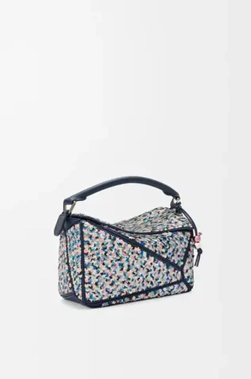 Loewe Сумка Confetti Puzzle 10 из классической телячьей кожи, разноцветный