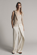 ШИРОКИЕ БРЮКИ СО СКЛАДКАМИ — ZW COLLECTION — ZARA