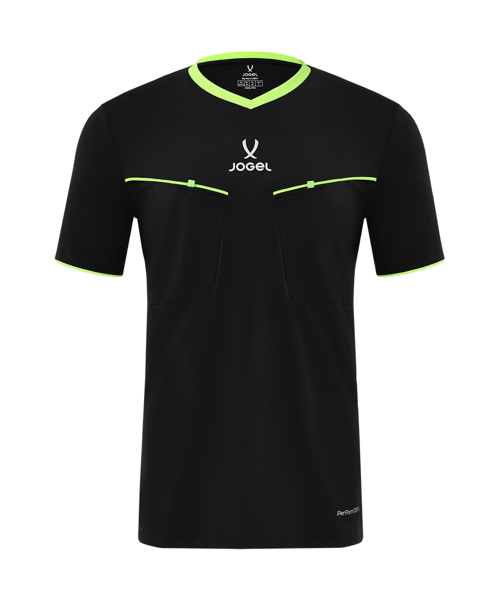 Футболка судейская JOGEL DIVISION PerFormDRY Referee SS Tee 2.0, черный