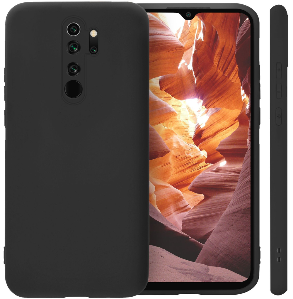 Мягкий Soft Touch чехол из силикона для XIAOMI REDMI NOTE 8 PRO с бархатной подкладкой