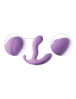 Сиреневый вибратор для зоны G с пультом ДУ G-Spot Stimulate-Her