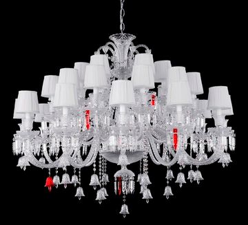 Подвесная люстра 30*Е14 Princess SP30 хром/прозрачный Crystal Lux