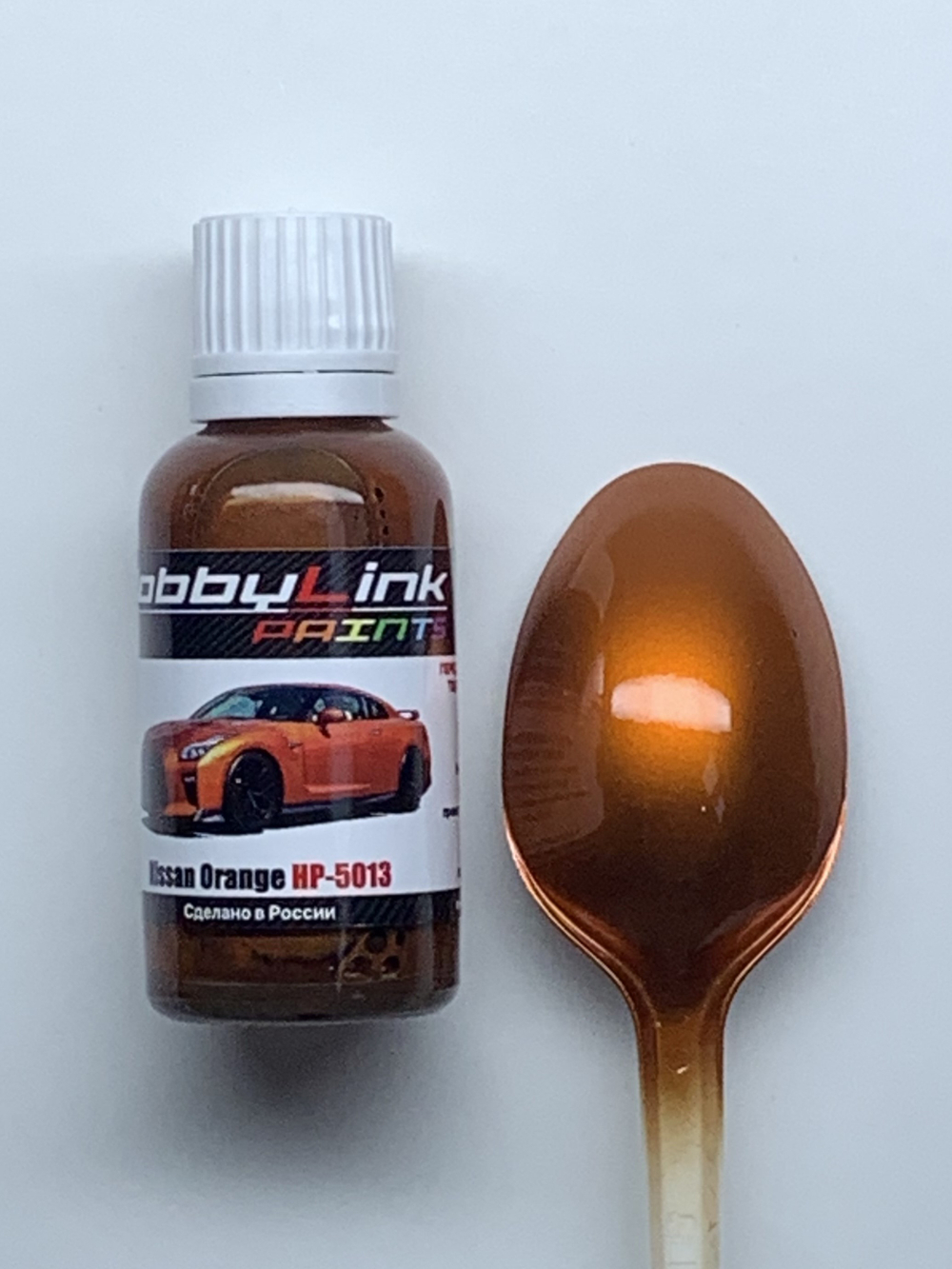 Краска лаковая HobbyLink Nissan Orange HP-5013