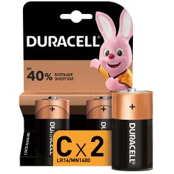 Батарейки Duracell алкалиновые LR14-2BL NEW | Duracell