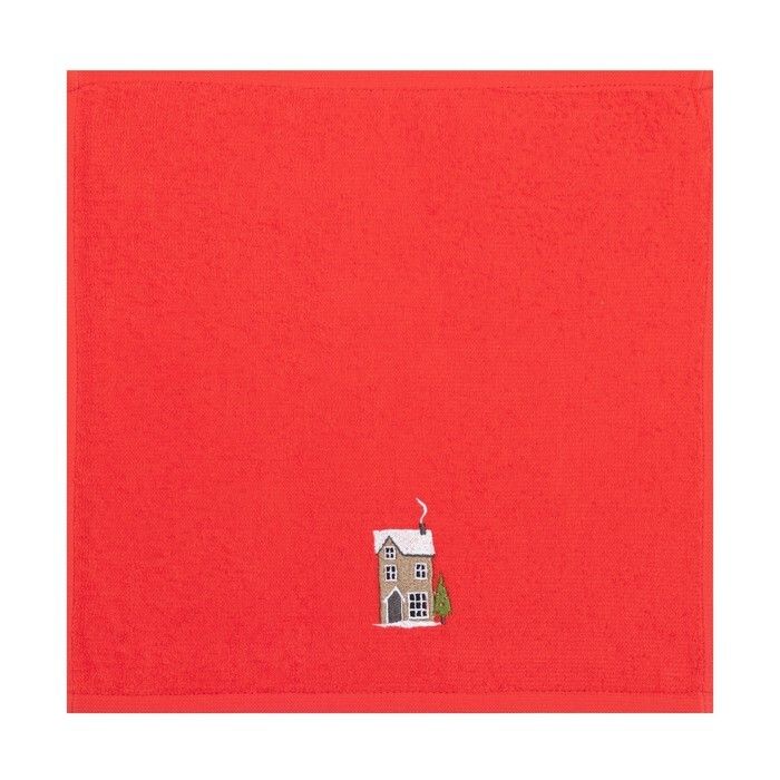 Набор полотенец Этель "Время снежинок" 30х30 см-3шт, 100% хлопок 340 г/м2