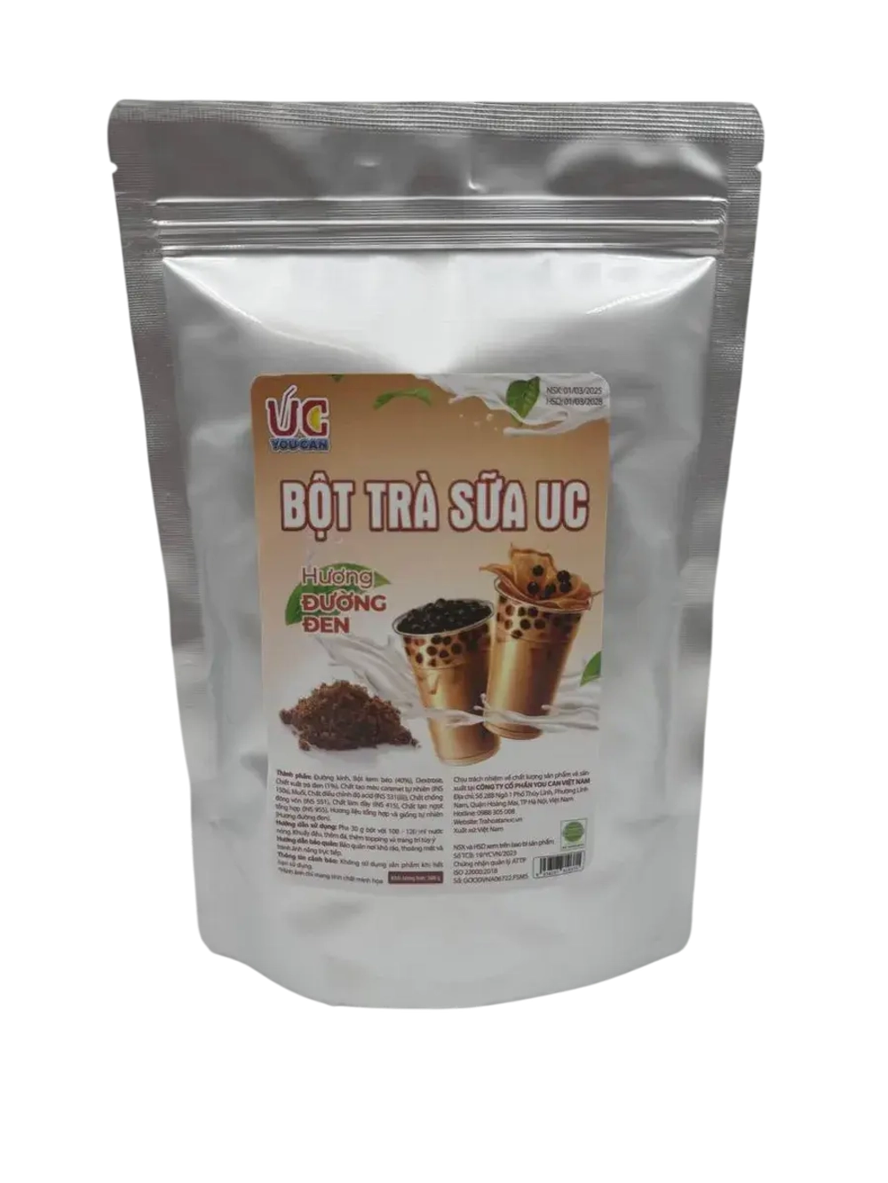 Порошок для Bubble Tea со вкусом бурого сахара , 500гр