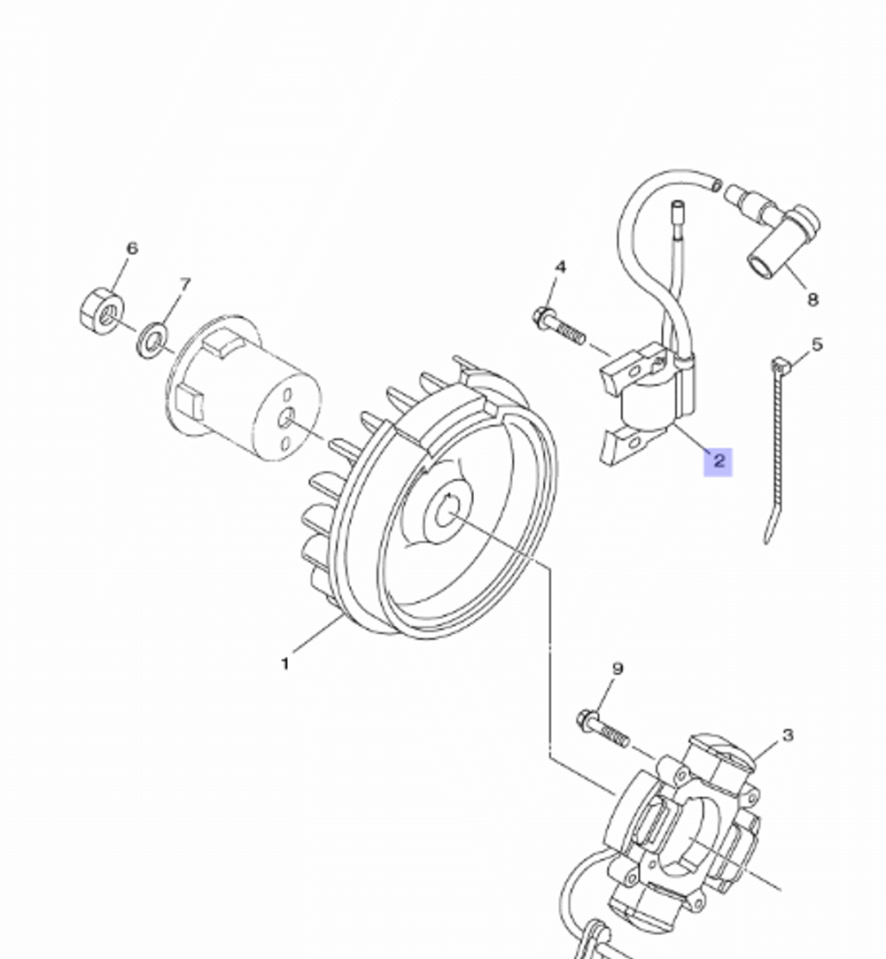 Катушка зажигания Yamaha 7CNH56400100