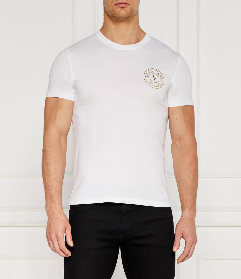 Футболка Versace Jeans Couture - белый(77GAHT00CJ00T)