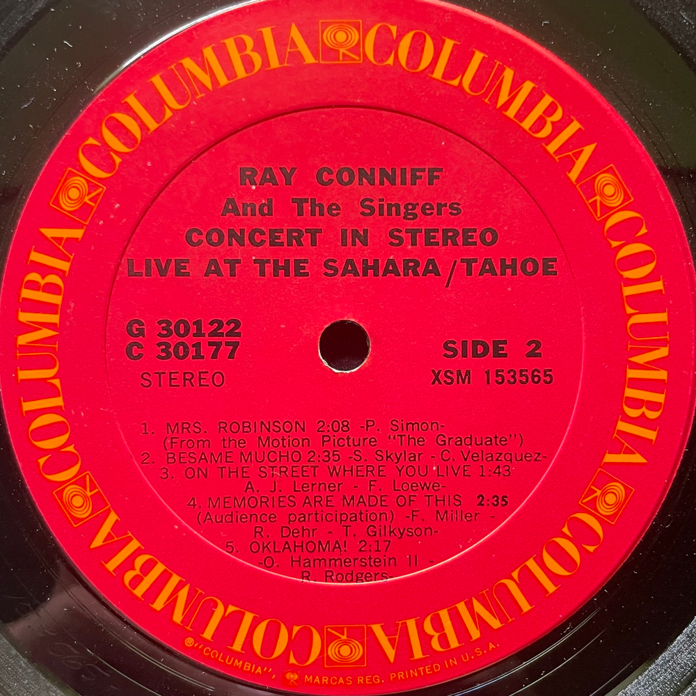 Ray Conniff ‎– Concert In Stereo 2LP (США 1970г.)