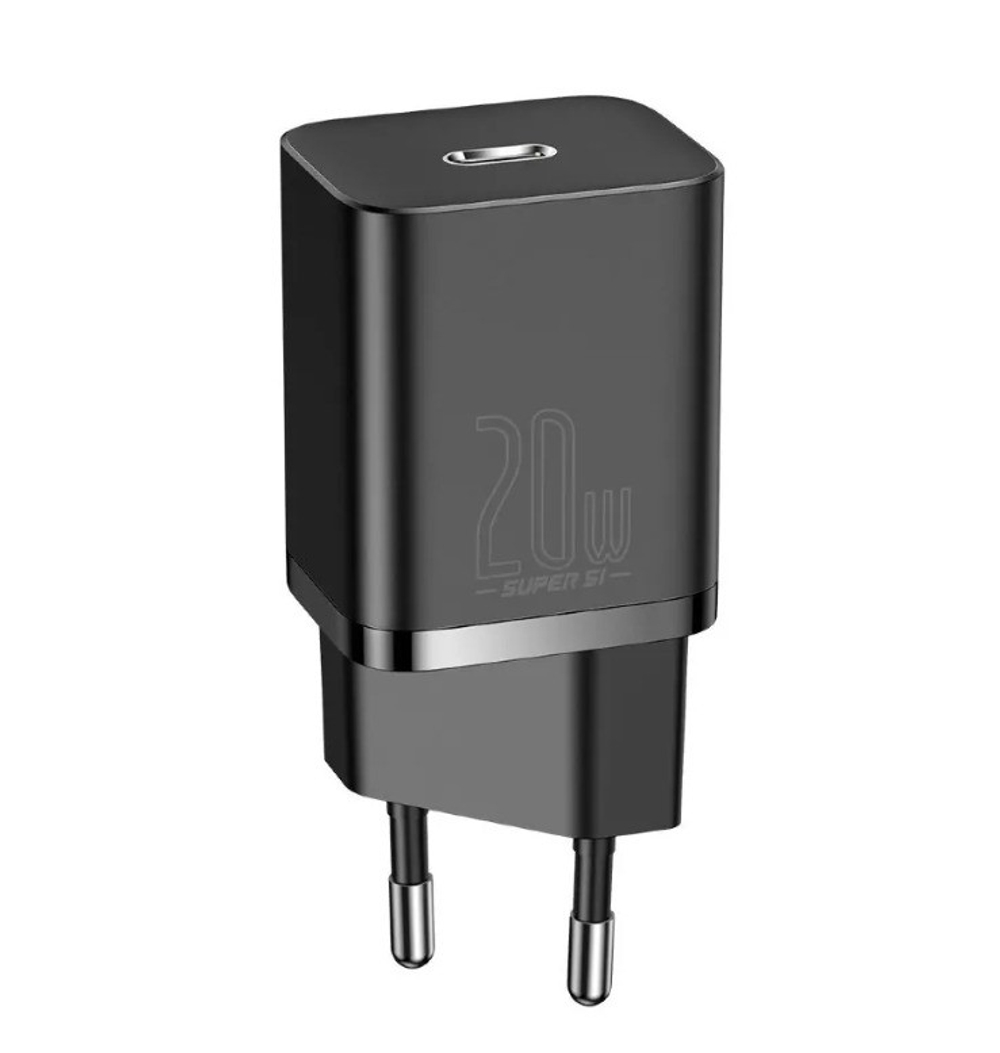 Сетевое зар. устр. Baseus Super Si Quick Charger 1C 20W EU (CCSUP-B01) черное