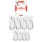 Крючки офсетные Cobra L-WORM CO503 №4, 3 шт.