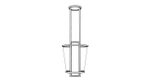 Kevin Reilly Lucerne size 6 — Потолочный подвесной светильник Lucerne высота 27,5 см