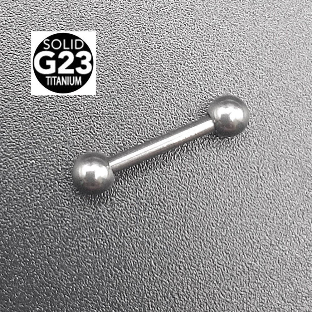 Штанга для пирсинга 1,2x8x3x3 мм. Титан G23.