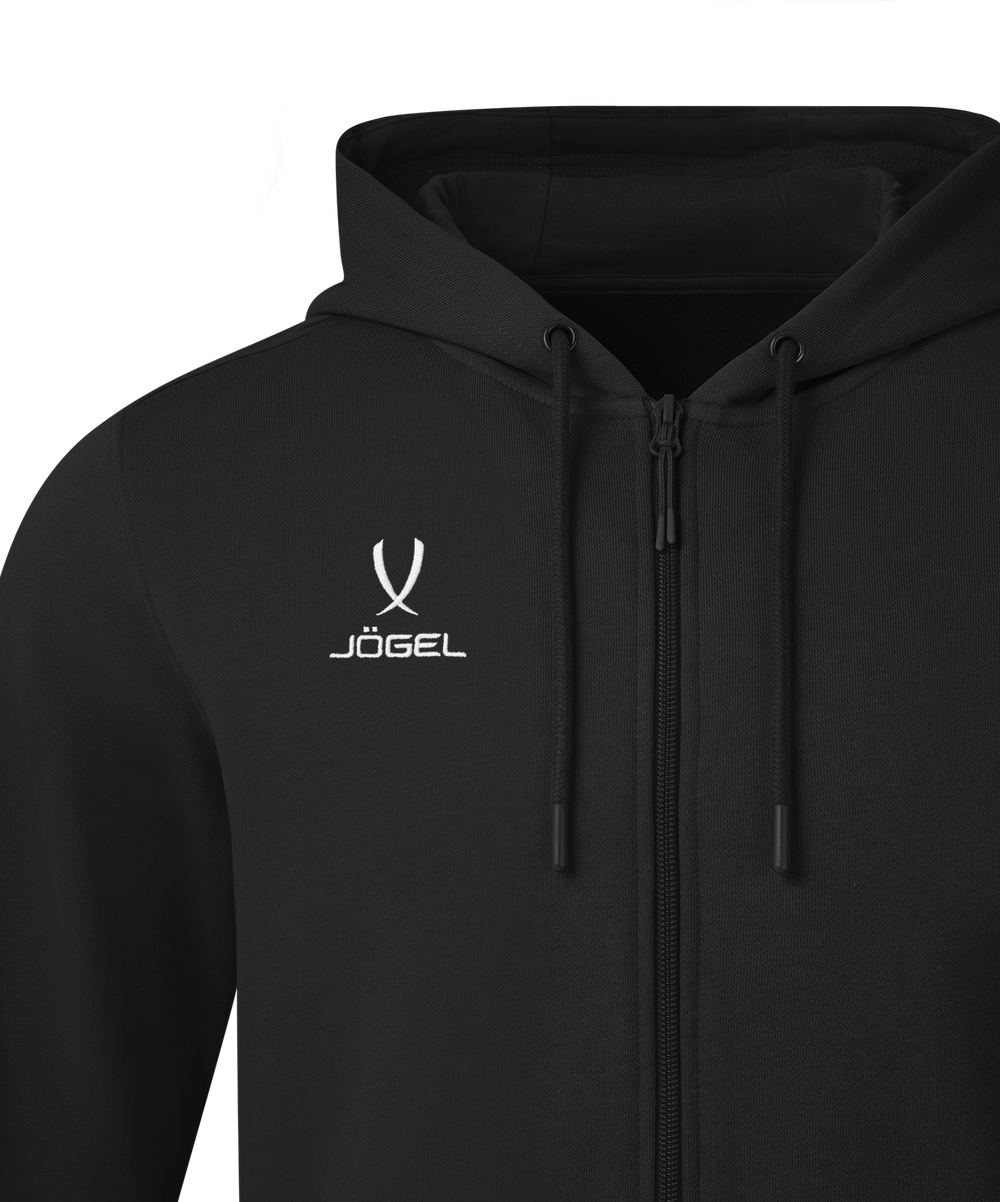 Флисовое худи на молнии ESSENTIAL Cotton Fleece FZ Hoodie, черный, детский