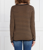 Хлопковый свитер Max Mara Leisure - коричневый(336605366)