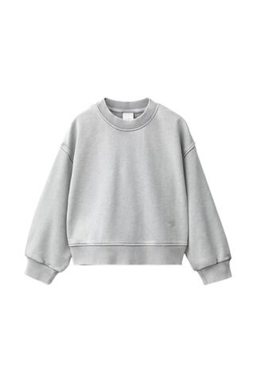 ZARA КОМПЛЕКТ ИЗ ТОЛСТОВКИ И БРЮК, СЕРЫЙ
