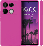 Мягкий Soft Touch чехол из силикона для INFINIX NOTE 40 PRO / 40 PRO PLUS с бархатной подкладкой