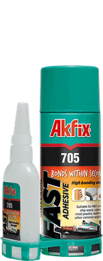 Клей-экспресс Akfix 705 (400 гр + 100 мл) Набор для склеивания